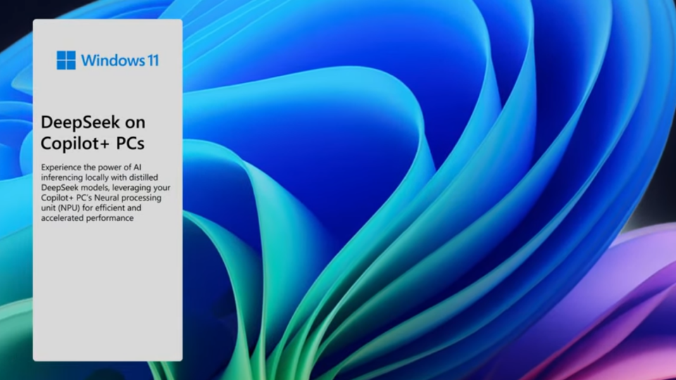 Screen grab of DeepSeek blog video