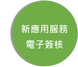 前往 新應用服務 電子簽核環節